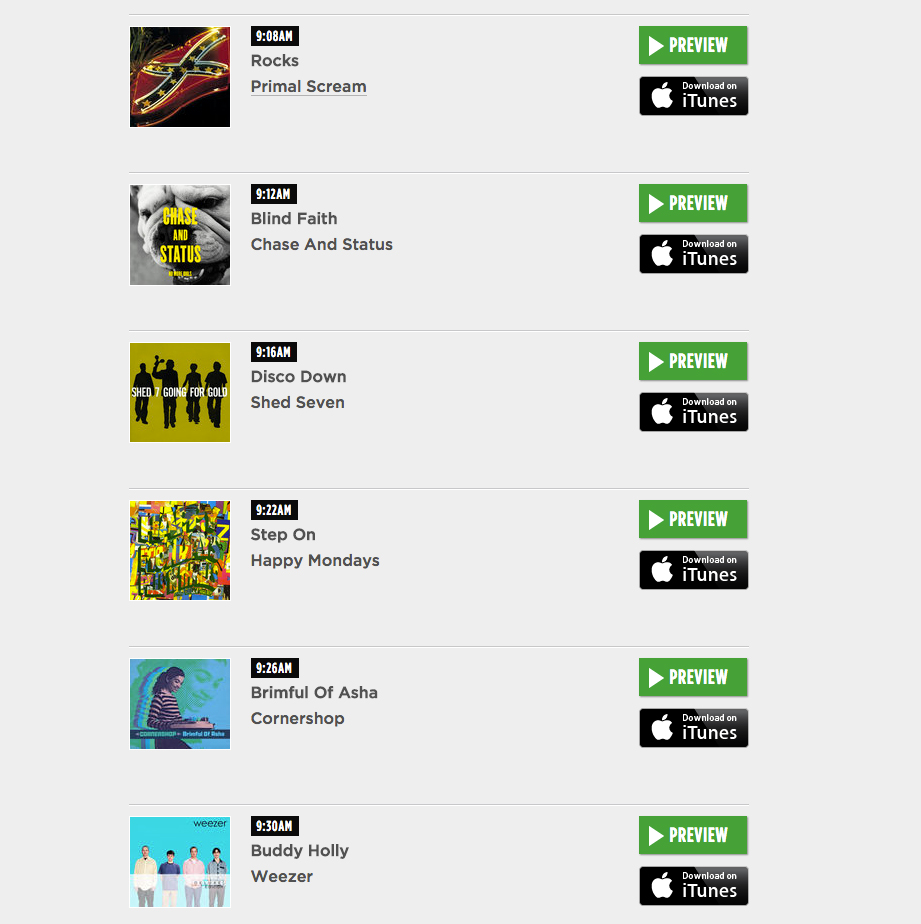Radio X Platinum Hour #1