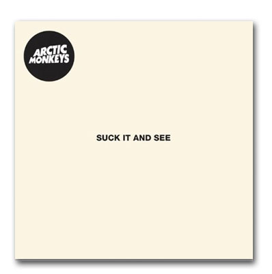 Arctic Monkeys Suck it and See artwork with transp