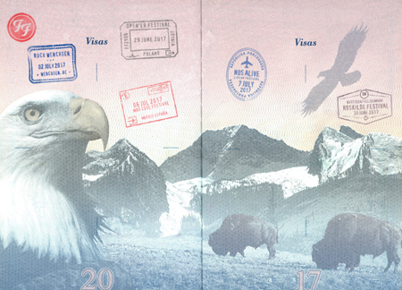 Foo Fighters 5 festival event passport