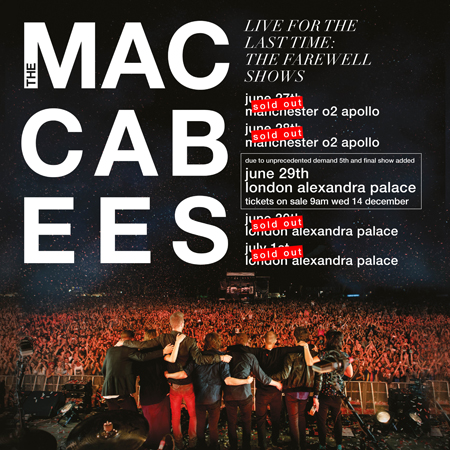 The Maccabees farewell tour image