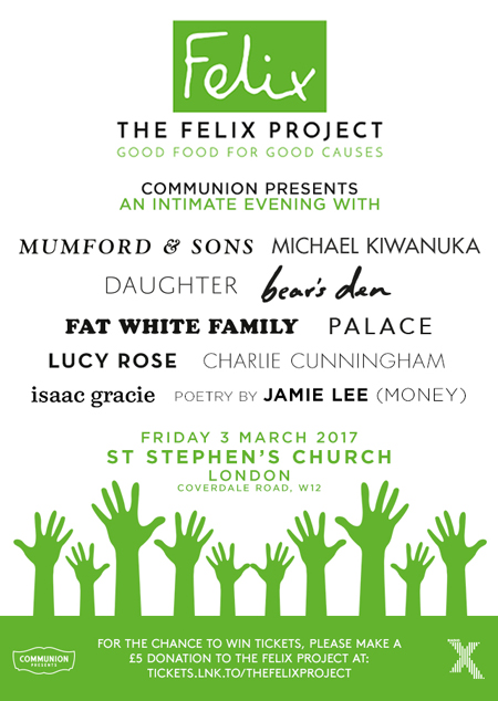 Mumford & Sons And More For The Felix Project Charity Gig - Radio X