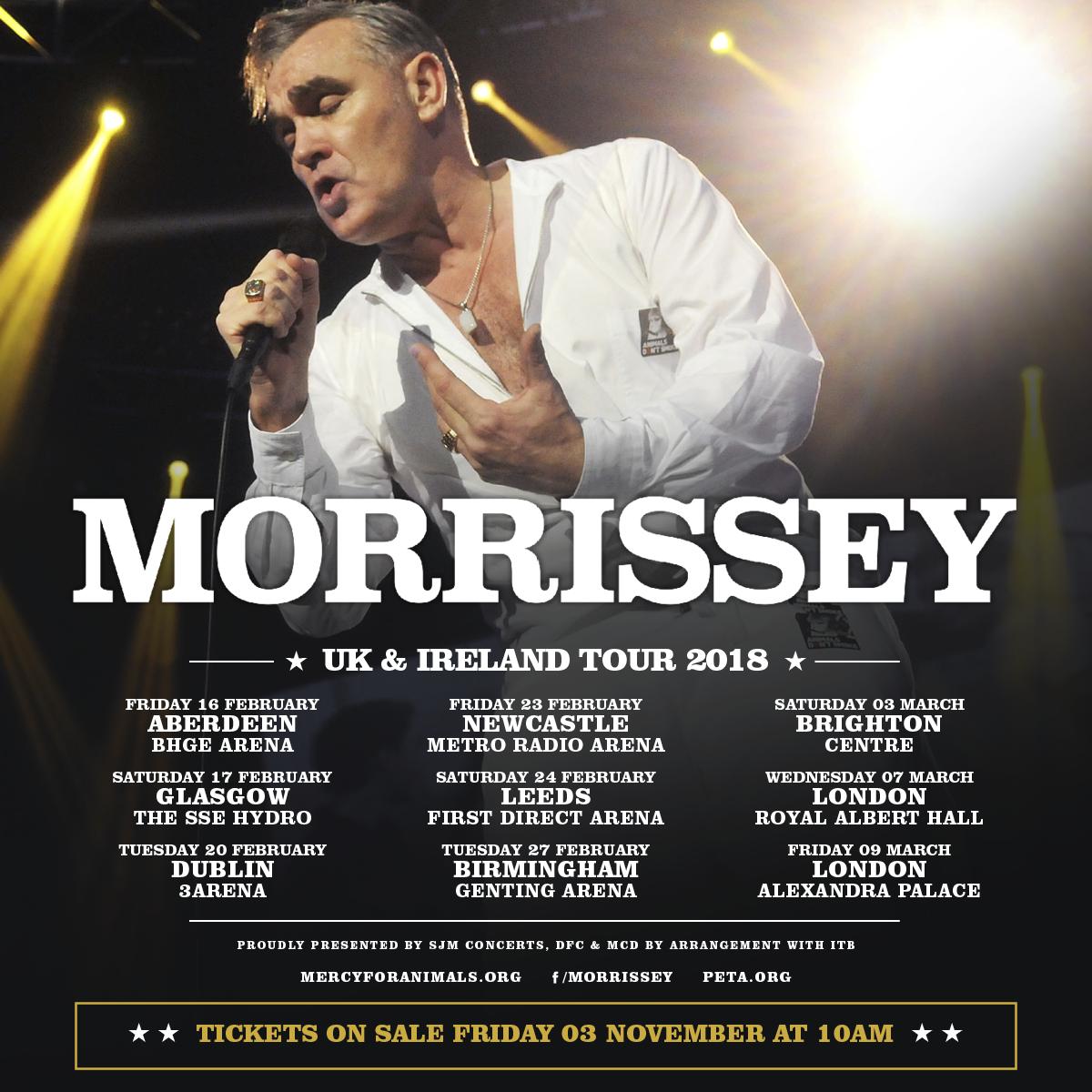 How To Get Tickets For Morrissey's 2018 Tour Dates Radio X